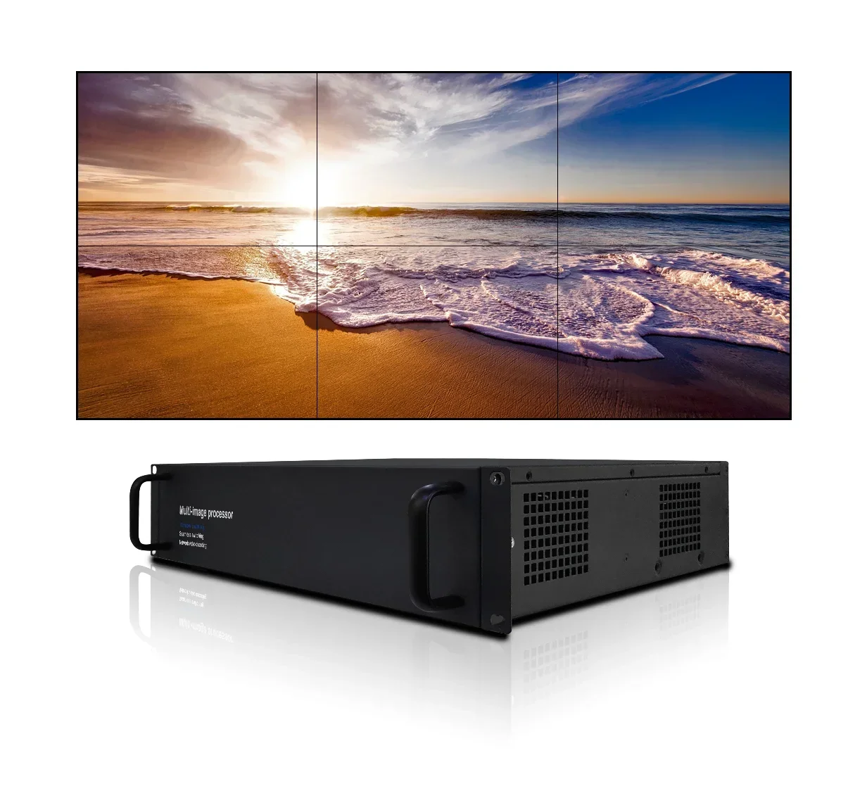 8 HDM I inputs 4 DVI outputs Video Splicer 4K Video Wall Controller for Large Screen Display System