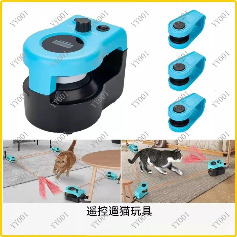 Interactive Electric Feather Treadmill Remote Control with Sound for Cats Indoor Activity & Fitness
