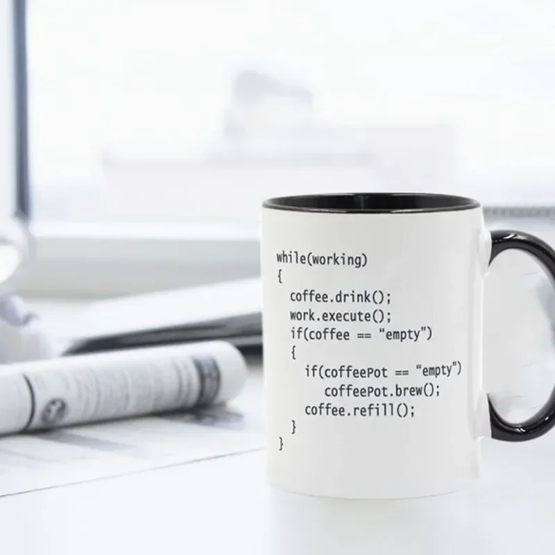 Coffee++ Program for Programmers Coffee Mug Ceramic Cup Color Handle Colour Christmas New Year GIft Mug