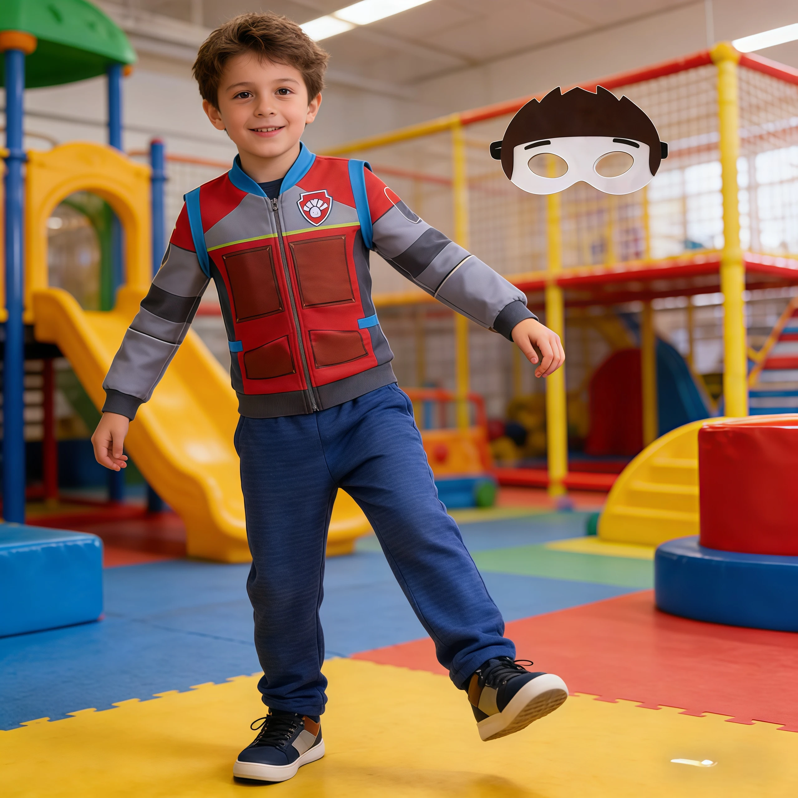 Costume de patrouille Ryder pour enfant, veste et pantalon pour garçons, idéal pour Halloween, anniversaire, fête, carnaval