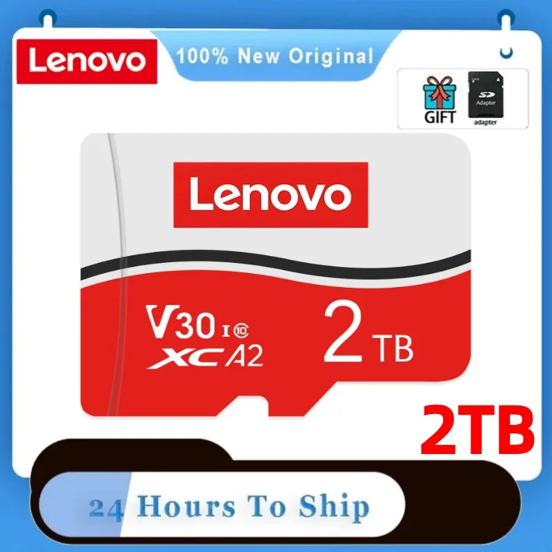 Карта памяти Lenovo 2 ТБ Micro TF/SD, 1 ТБ, 512 ГБ, 256 ГБ, класс 10