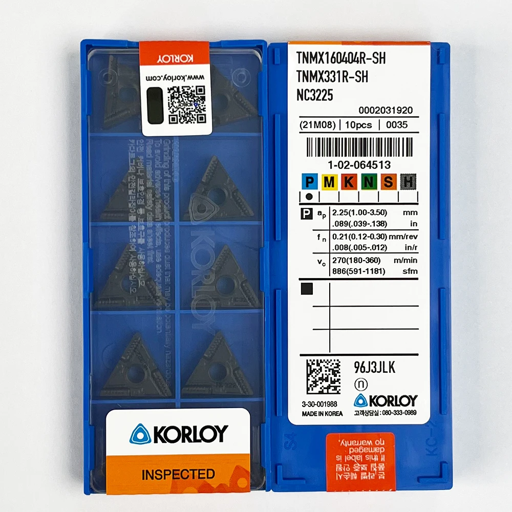 

TNMX160404R-SH NC3225/TNMX160404L-SH NC3225 Tnmx160404l sh pc5300 Carbide Inserts