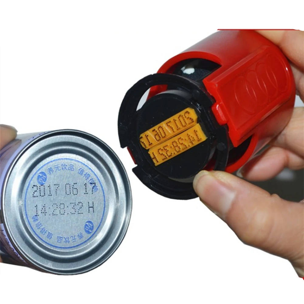Mini A6 Handheld coding Machine,small letterpress machine,ink date printer,manual date stamp stamping date machine