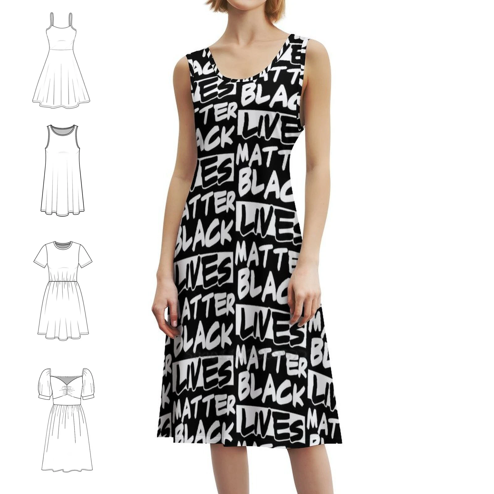 قناع تغطية الوجه من Black Lives Matter للسيدات، فستان هيب هوب للشارع مطبوع عليه رسومات جرافيكية للحفلات والنوادي، أسود حياة المادة #1