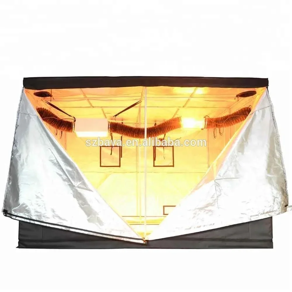 600D mylar highly reflective 300*300*200cm hydroponic grow tent fabric