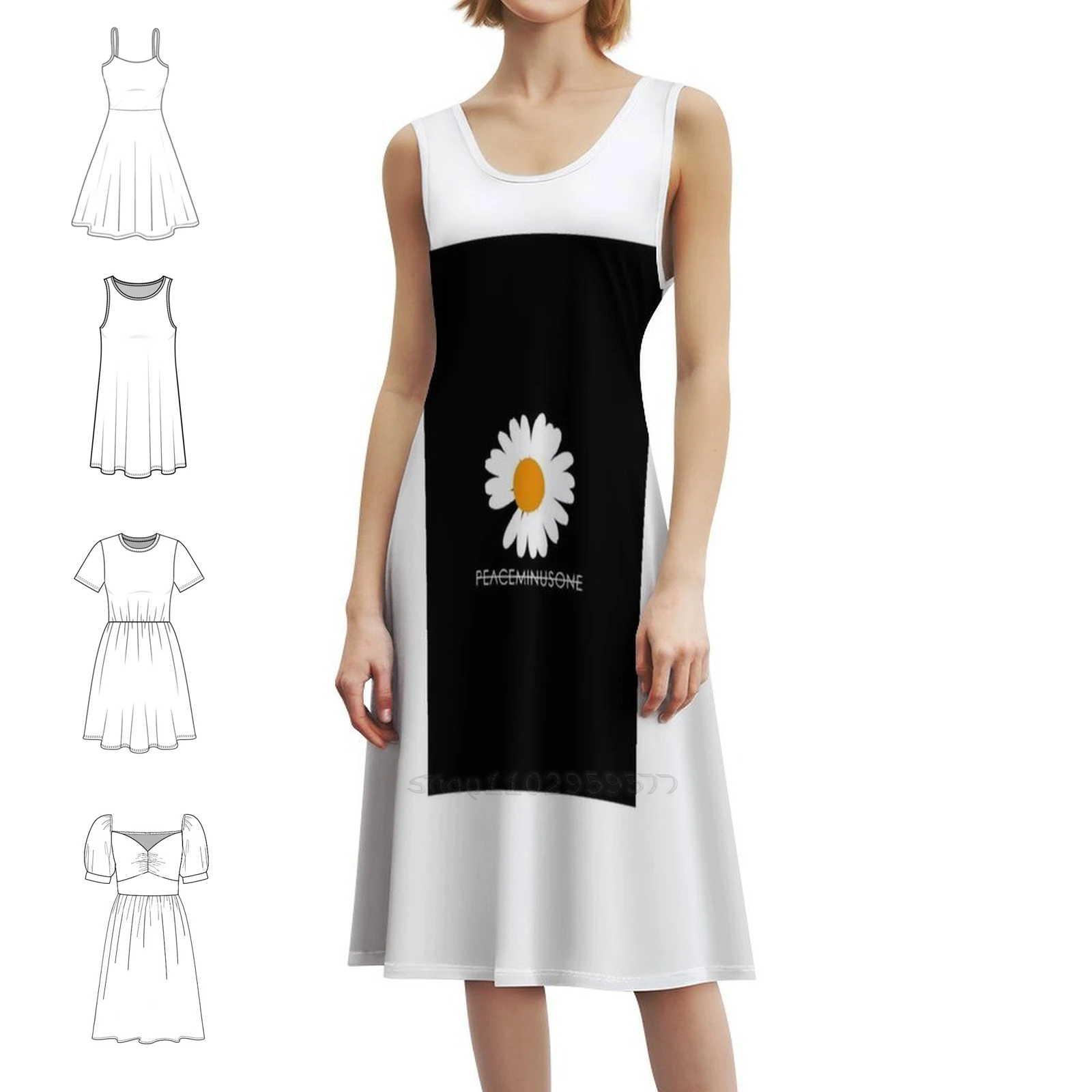 G Dragon Pmo Daisy Iphone Case فستان سموك زهري للنساء لربيع وصيف فستان كاجوال للحفلات Kpoap Biagbang Toap G & L #1