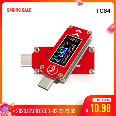 Color LCD USB Volt/Amp Meter RD