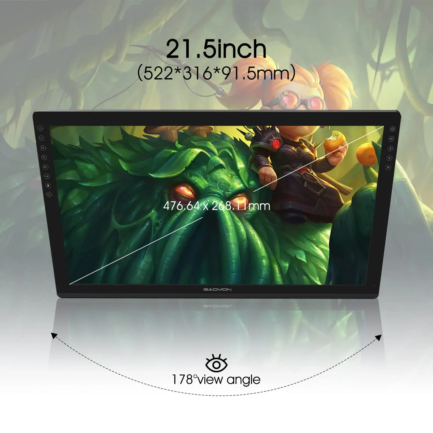 Touch Screen Pen Graphic Tablets Design Drawing 21.5Inch Graphic Tablet Drawing Pad with Digital Pen