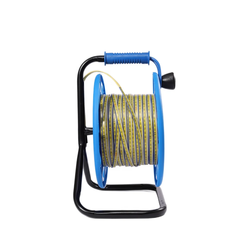 CE 30m 50m 100m 200m 300m 500m Metal Bracket Steel Ruler Portable Meter Tape Piezometer Water Level Gauge Depth Indicator