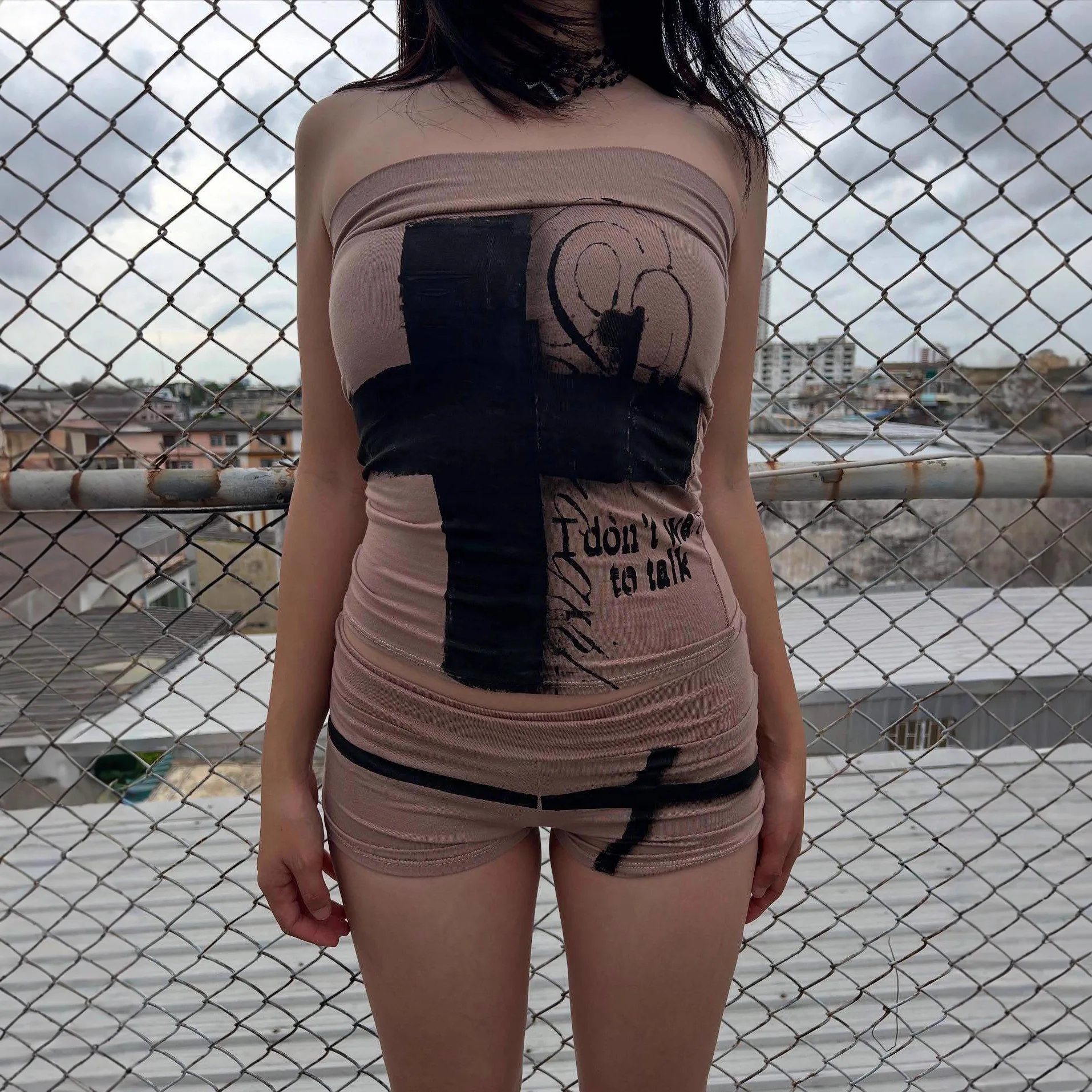 

Летние модные шорты YK Bal Strapl Cross Print для мужчин, весенние удобные шорты Ciwalk с эластичным поясом