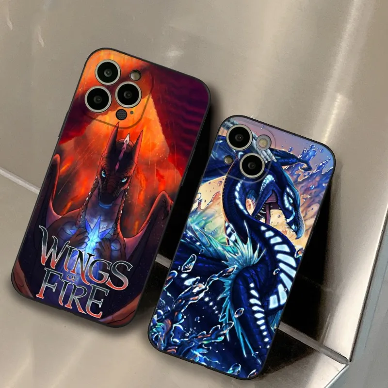 Series Wings Of Fire Manga Phone Case FOR IPhone 14 13 11 12 Pro 8 7 Plus X 13 Pro MAX XR XS MINI Black Covers