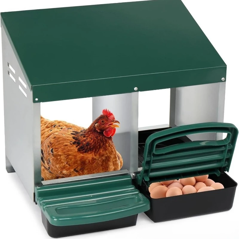 

Chicken egg laying galvanized egg laying box can be hung flat 34 holes