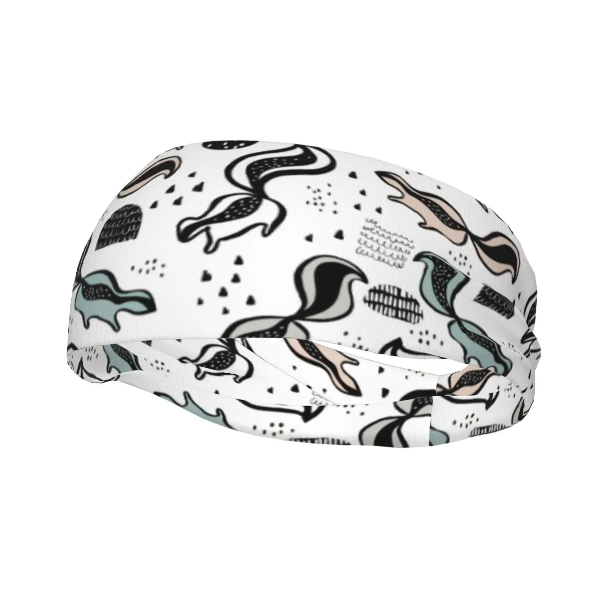 

Headband Sports Yoga Fitness Stretch Sweatband Hair Band Elasticity Headband Cute Skunk