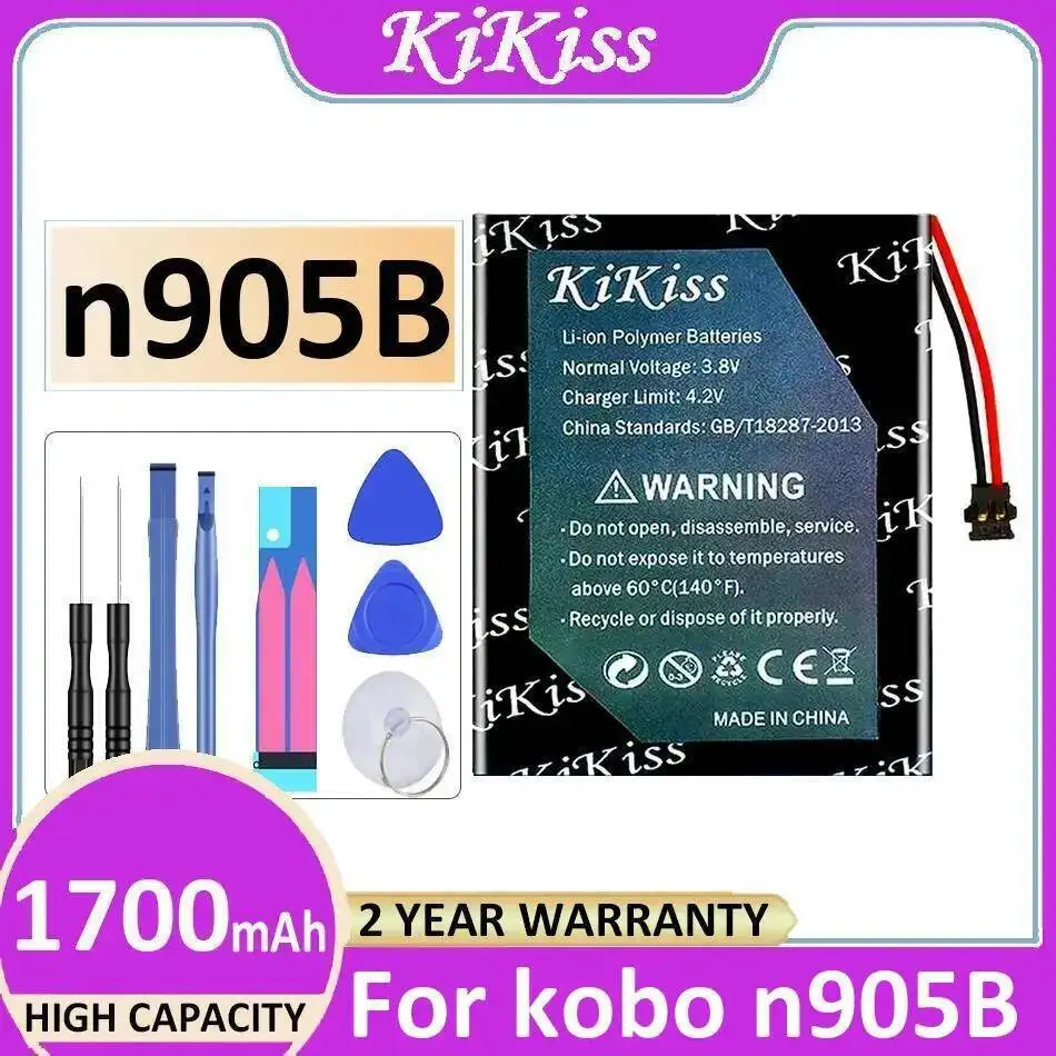 

1700 мАч E — книжный аккумулятор для надежного источника питания Kobo N905b