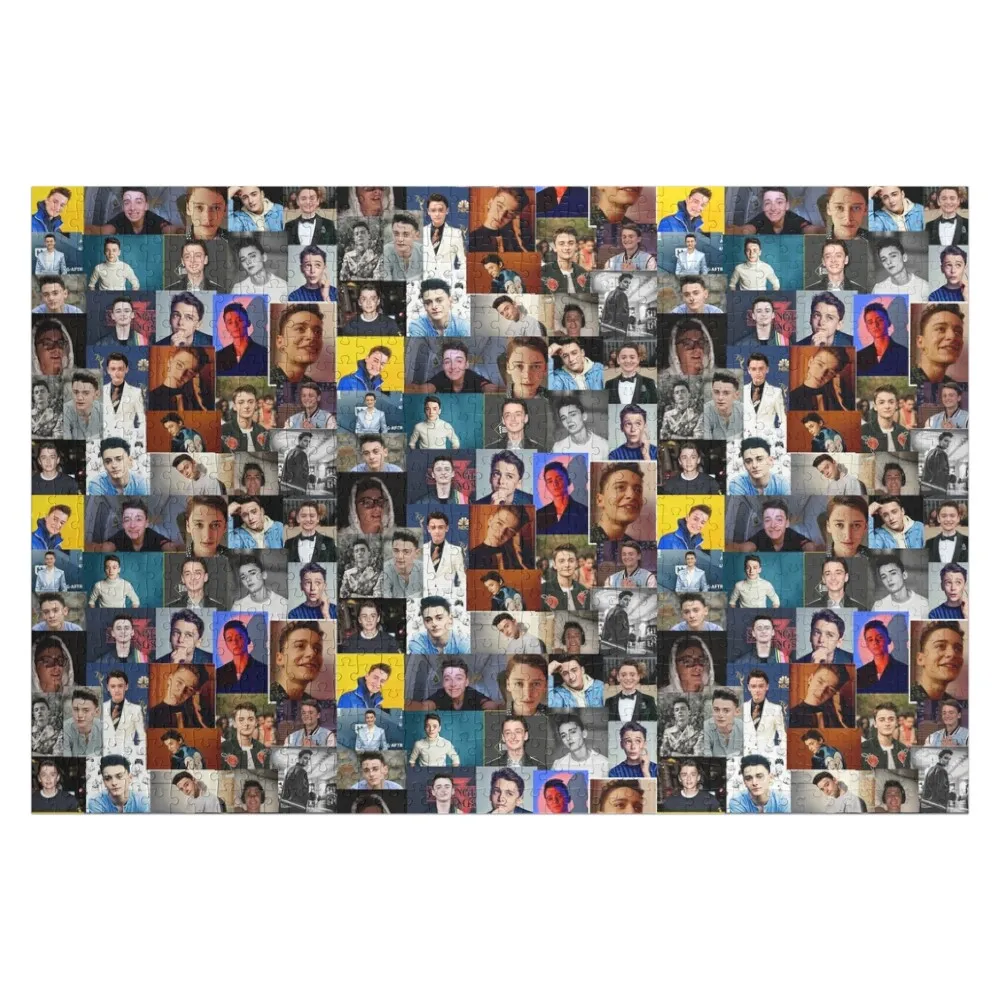 Noah Schnapp Jigsaw Puzzle Custom Photo Wooden Boxes Custom Gift Toys For Children Puzzle