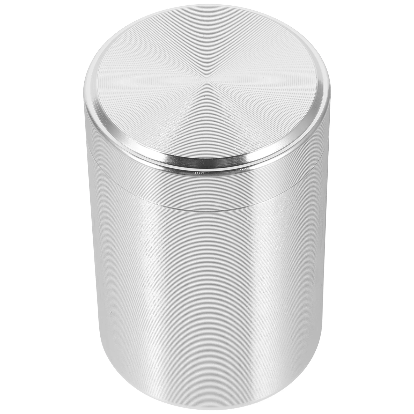 

2Pcs Titanium Loose Tea Canister Canister Small Size Portable Sealed Storage Container For Tea Spices Metal Jar