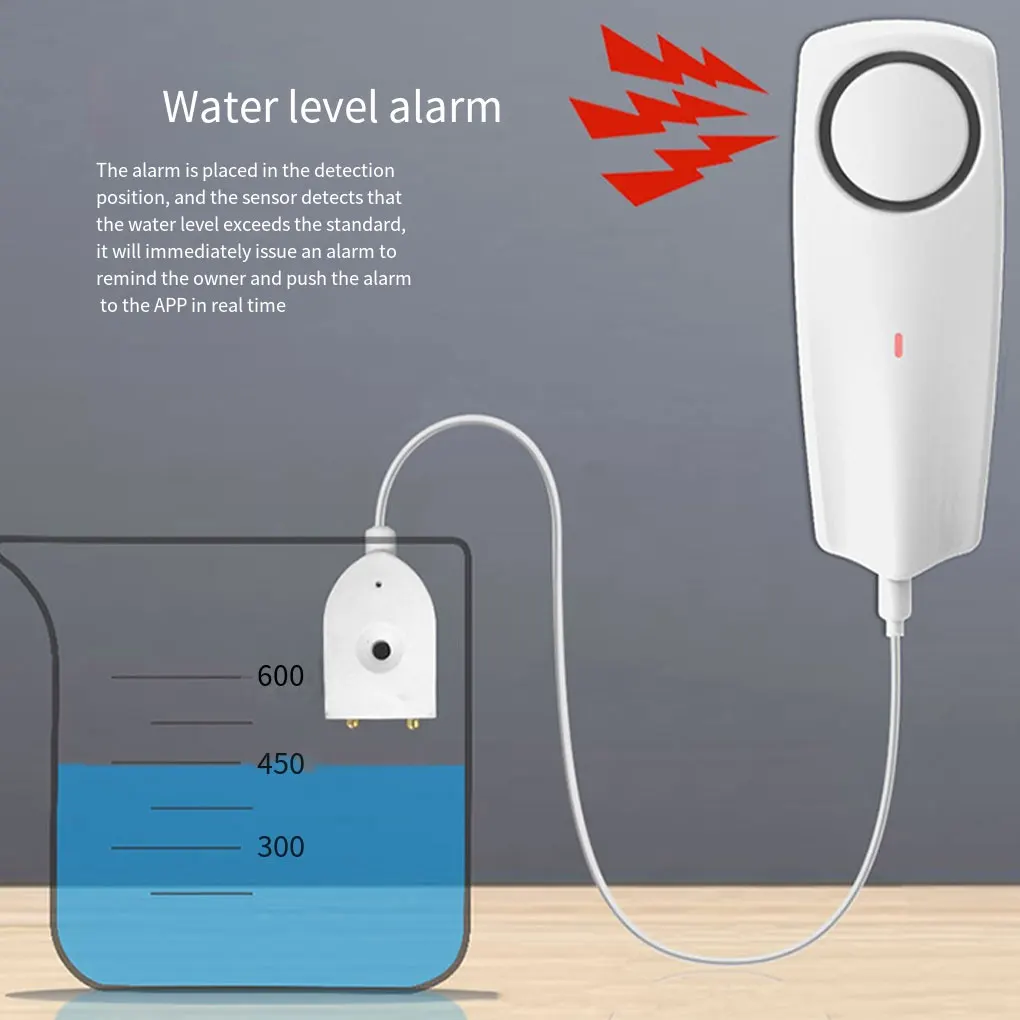 Tuya Smart WIFI Water Leakage Sensor Alarm Water Leak Detector APP Remote Control Flood Leakage Sensor Security Alarm System