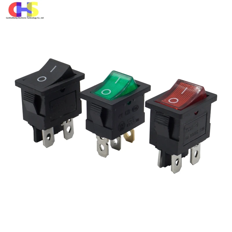 5PCS Switch ON-OFF KCD1 15*21mm 2Pin Ship Type Switch 6A 250V 10A 125V 15X21 Rocker Switch Power Switch