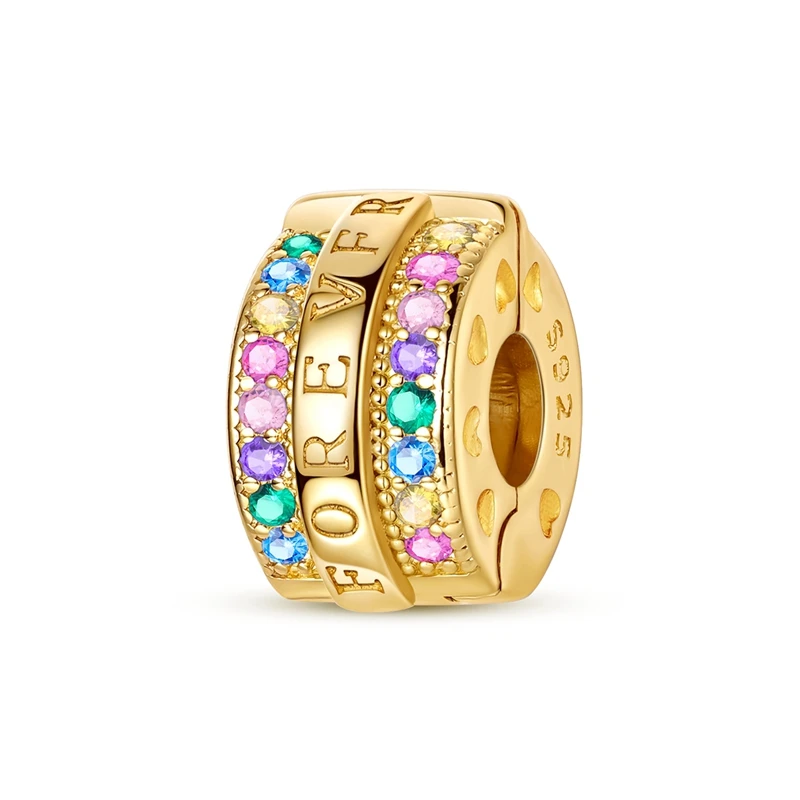 Original-Charm-Perlenanhänger aus 925er Silber, Gold, Serie Schmetterling, Glühwürmchen, Erde, Flugzeug, passend für Armbänder, Armreifen, Damenschmuck, Geschenk