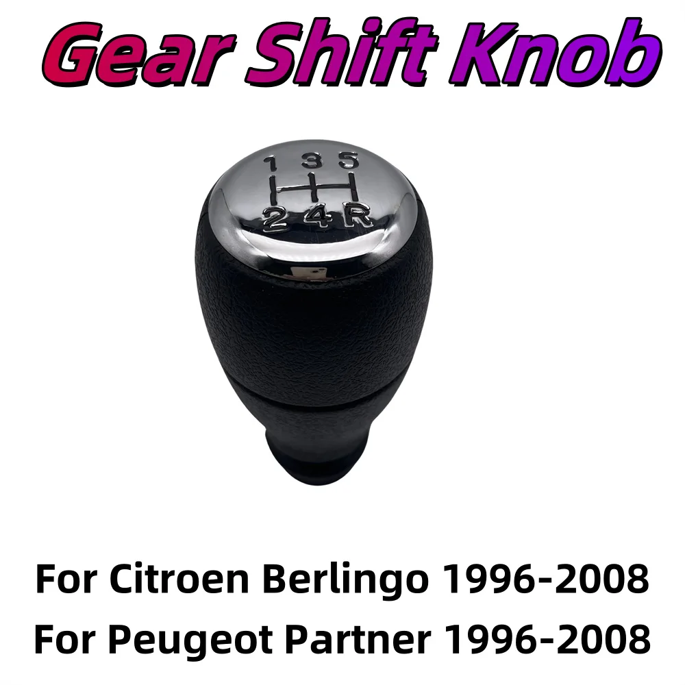 Car Gear Shift Knob 5 Speed For Citroen Berlingo Peugeot Partner 1996 1997 1998 1999 2000 2001 2002 2003 2004 2005 2006 2007