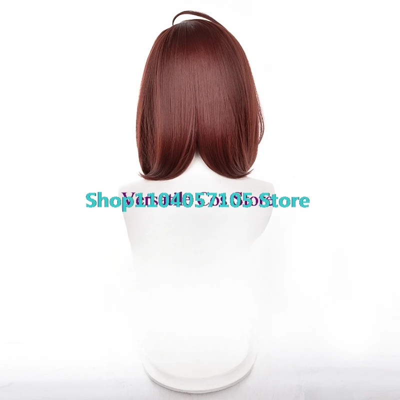 Anime Dandadan Momo Ayase モモ Cosplay Wig Girls Red Brown Short Hair Heat Resistant Synthetic Wigs Halloween Prop