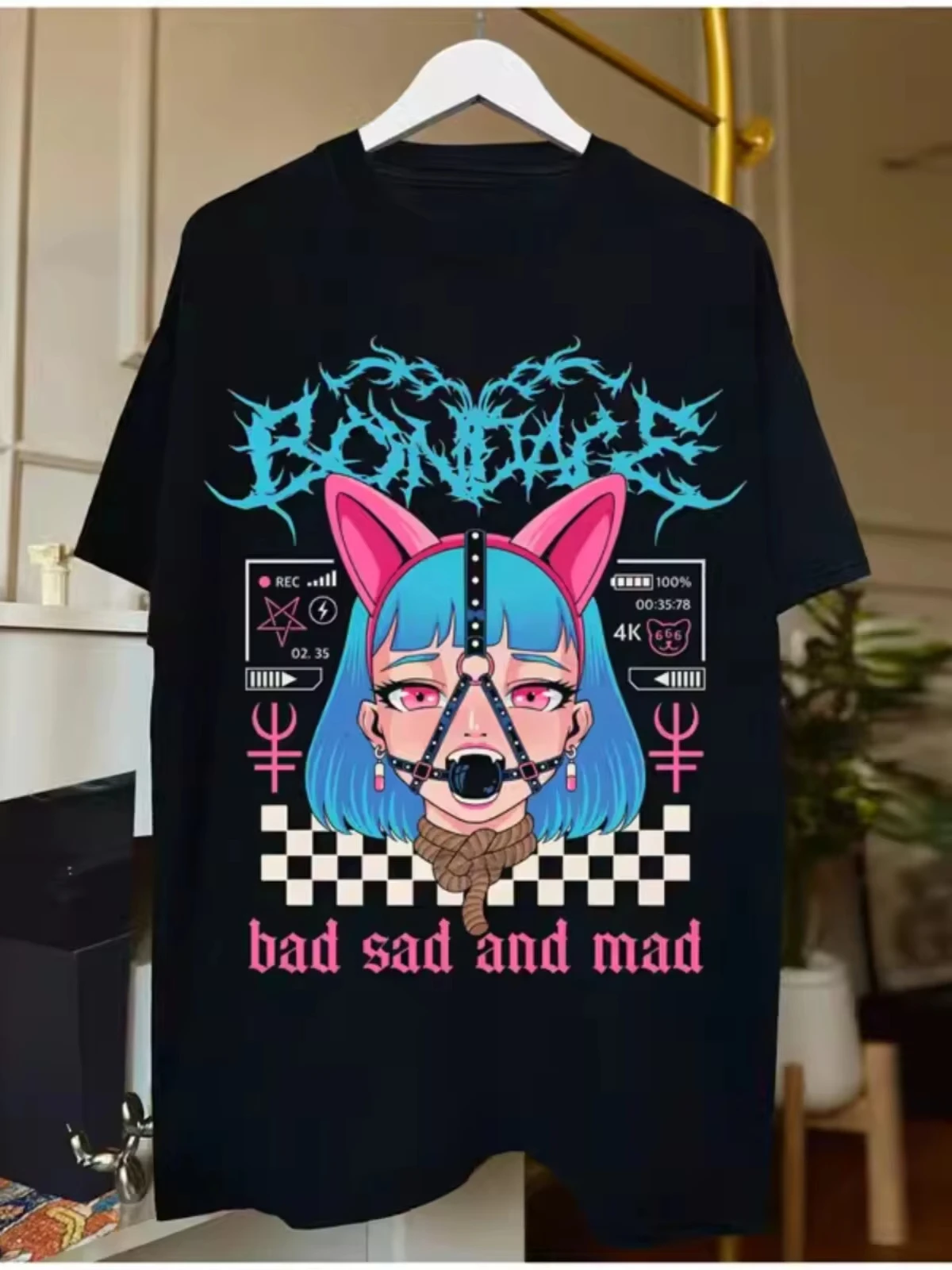 2026 new West Coast Chicano Tattoo Creative Art Retro Style Summer Casual T-Shirt Men's and Women's Luxury Brand Top