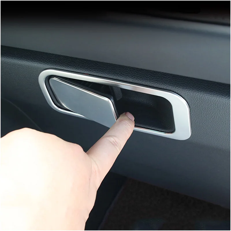 Car co-pilot Storage Glove Box Handle Frame Stickers Cover Styling 2Pcs/Set For Haval H6S/H6 GT 2022 2023 2024 Accessories