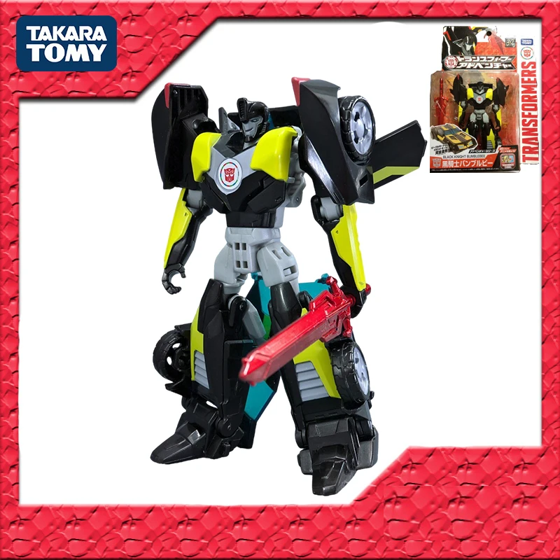 

Оригинальные трансформеры, роботы в маскировке, TAKARA в наличии BLACK KNIGHT Bumblebee, Аниме фигурки, модели игрушек