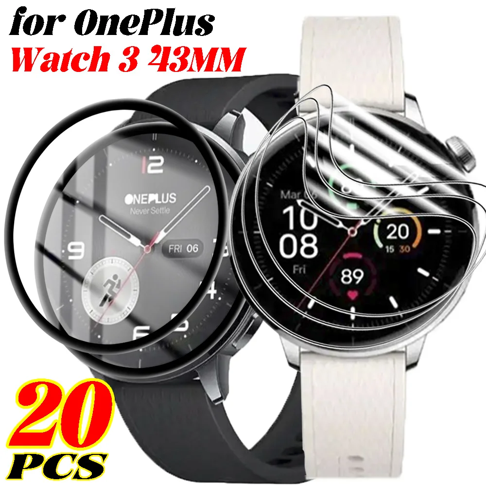 

For OnePlus Watch 3 43MM Hydrogel Film Composite Film Screen Protectors HD Anti-scratch Protective Film for OnePlus Watch 3 43MM