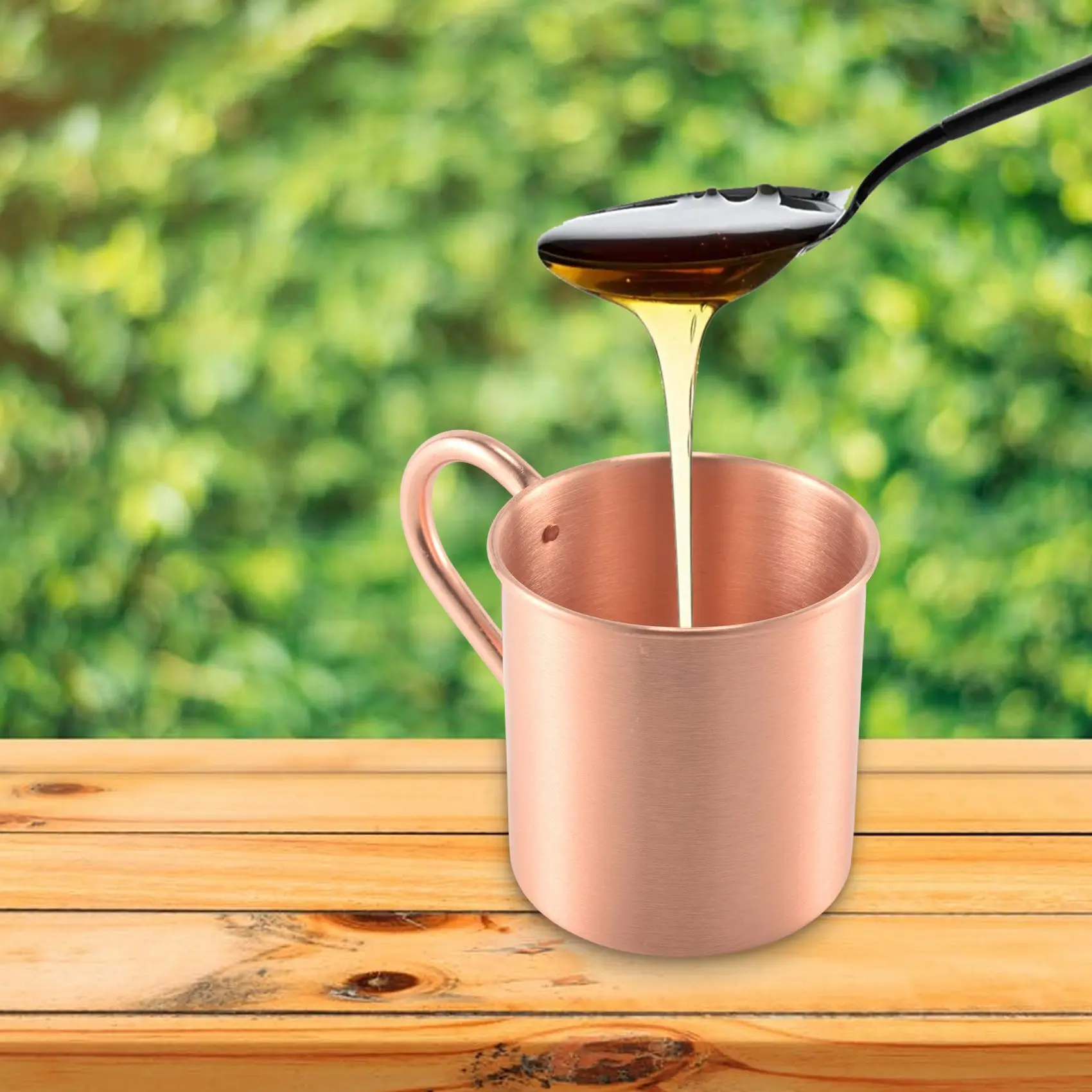 Pure Copper Mug Solid Smooth Without Inside Liner For Cocktail Coffee Beer Milk Water Cup Home Bar Drinkware Cool