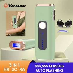 3in1 Laser Epilator 999999 Flash Rejuvenation Acne Reduce Auto Flash Painless Permanent At Home IPL Hair Removal for Women Men