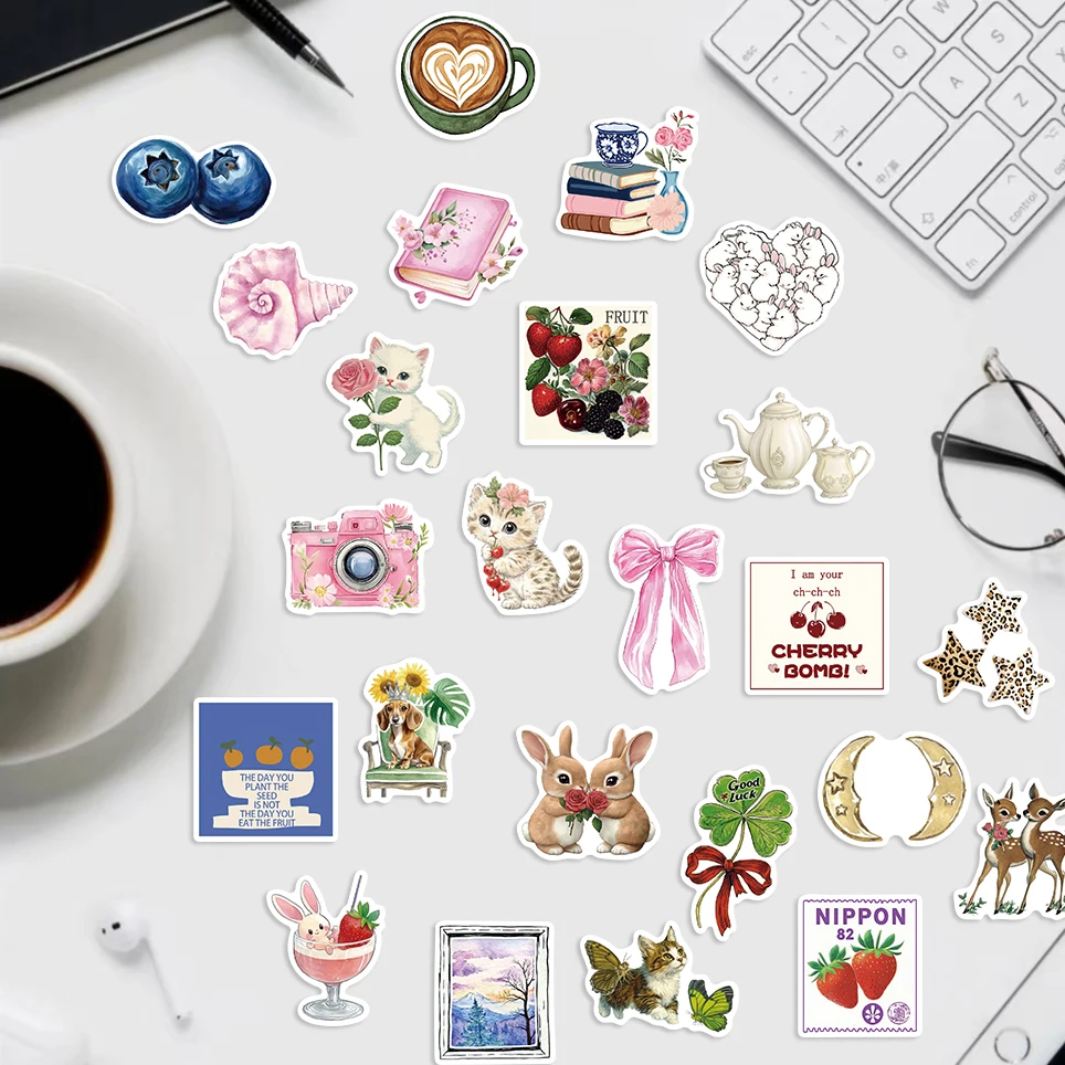 50 قطعة ملصق بينتيريست الجمالي موضة هاراجوكو كمبيوتر محمول الأمتعة الإبداعية جدار بار ديكور الشارع الشهير ملصقات الإبداعية الديكور #5
