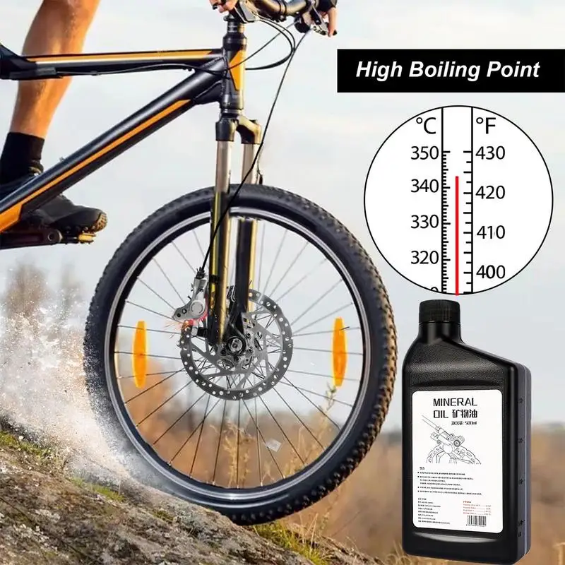 Hydraulic Mineral Oil 500ml Bicycle Brake Oil Liquid Hydraulic Disc Brake Oil Road Bicycle Brake Caliper Lube Brake Fluid