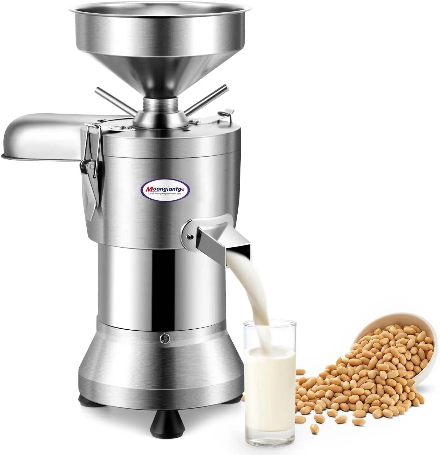 Commercial Soy Milk Maker, Automatic Soybean Milk Maker For  , Tofu, Efficient Nut Milk Maker 25KG/H, 110V