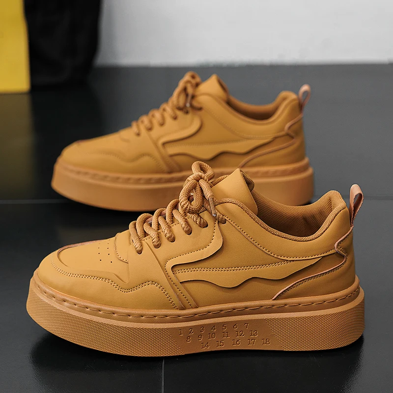 Neutral Simple Men Walking Sports Shoes Padded Ankle Collar Wearproof Outsole Versatile Footwear For Young Male Daily Wear