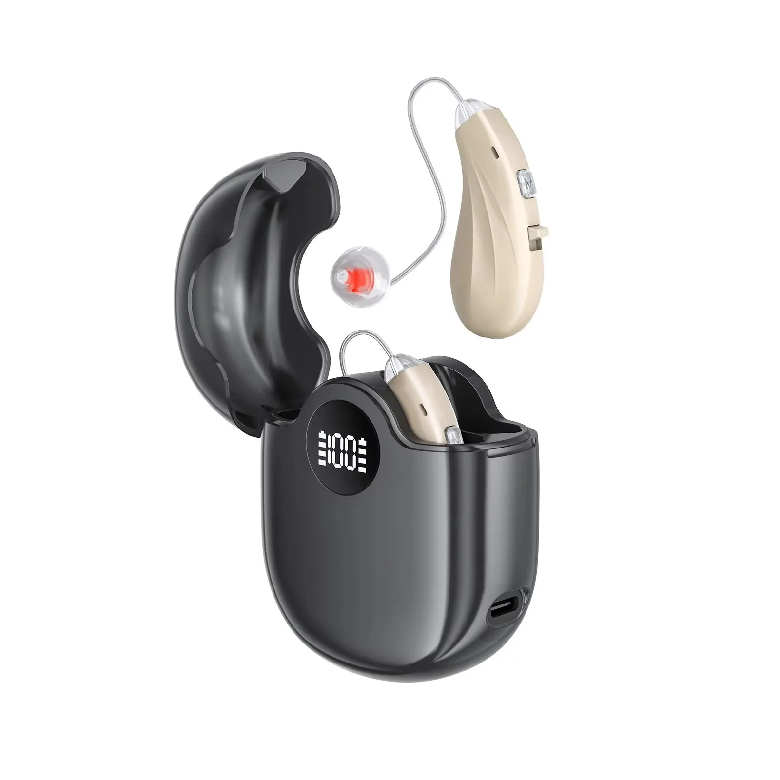 Smooth Communication Class II Full Digital Automatic USB Powered Rechargeable Hearing Aid 16 Channels Deafness Elderly Enhance
