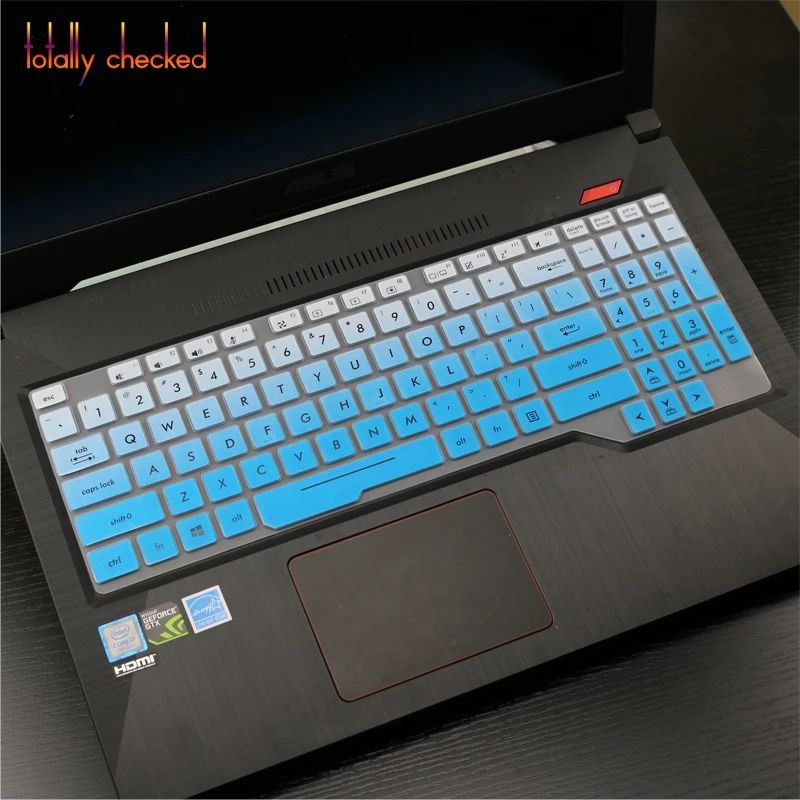 For ASUS Rog FX63VD FX63VD FX63 FZ63VD ZX63VD7700 FX63VD7300 FX503VD ZX63vd 15.6'' 15 17 inch laptop Keyboard Protector skin