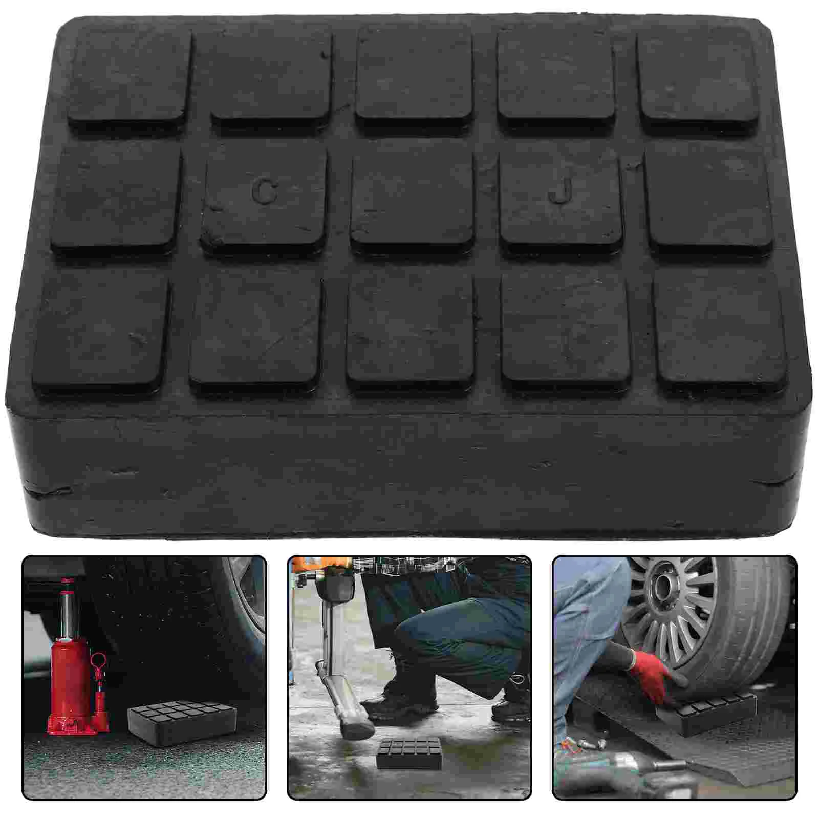 Car Lift Rubber Pad Jacking Puck Thicken Adapter Blocks Automotive Floor for Stand