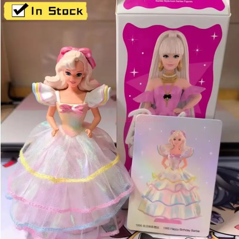 Hot Original POP MART Barbie Style Collection Series 2018 Ballet Wishes 2022 Extra 1995 Mermaid Collectible Figure Toy Gift view 5