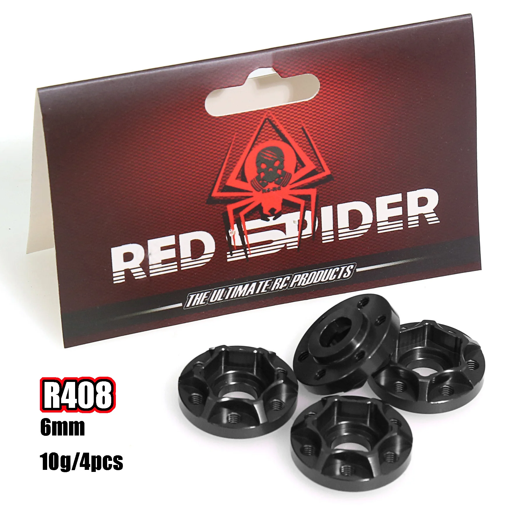 

RED SPIDER Wheel Hex Hubs Extension Combiner 6/9/12/15mm for 1.9 or 2.2 inch Tamiya CC01 D90 Axial SCX10 Traxxas TRX4