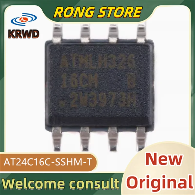 

30PCS ATMLM32616CM NEW Original AT24C16C-SSHM-T AT24C16C-SSHM AT24C16C SOP-8