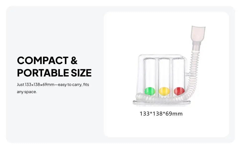 

Шарик для выдувания глубокого дыхания, тренажер для легких, система измерения дыхания, дыхание