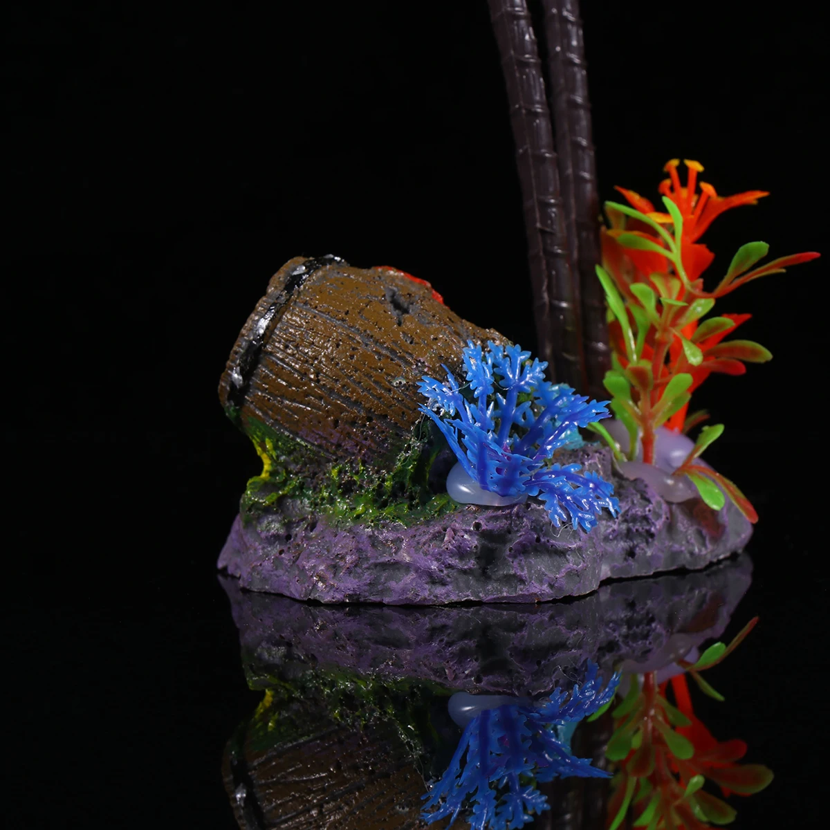 

Aquarium Simulated Coconut Trees Artificial Plant Lifelike Fish Tank Decoration Ornament Premium Safe Realistic Water Plant For