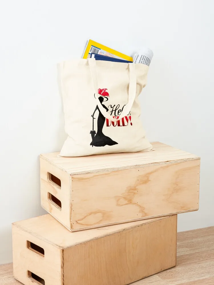 Hello dolly logo Tote Bag tote bag men's custom tote bag Canvas stote eco folding