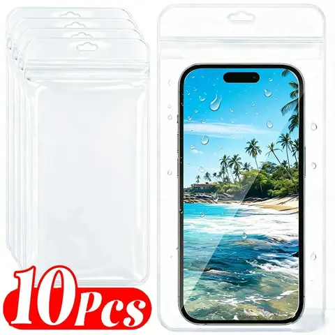 Transparent Waterproof Phone Bag Universal Underwater Summer Swimming Waterproof Case for IPhone Samsung Xiaomi Phones Pouch Bag