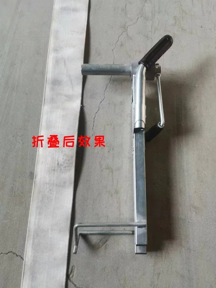 Máquina de carretel de mangueira portátil, enrolador manual de mangueira de fogo, dobrável, mangueira de água agrícola, rack de enrolamento de artefato