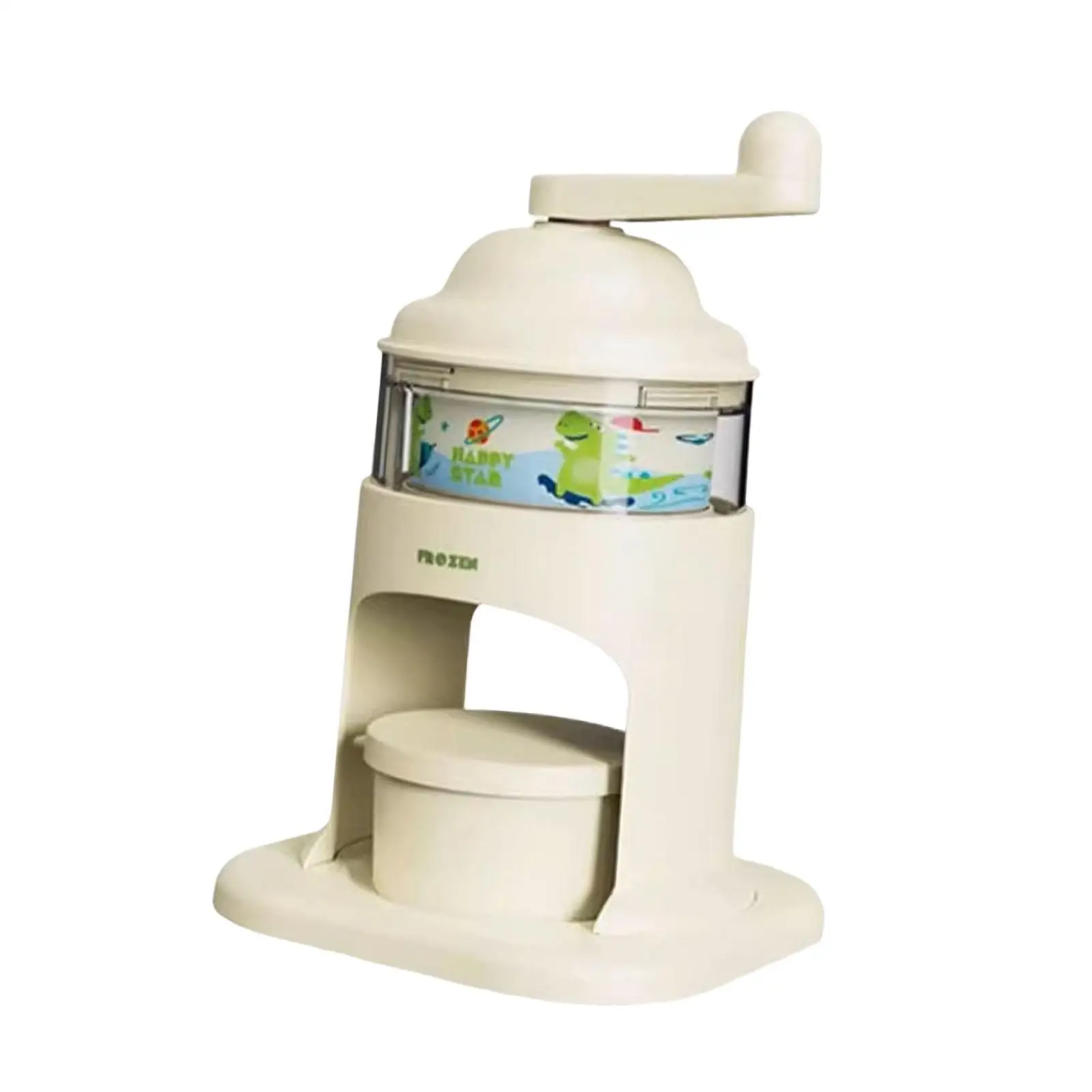 Ручная роторная дробилка льда, машина для изготовления снежных конусов, бытовые снеговики, ручные