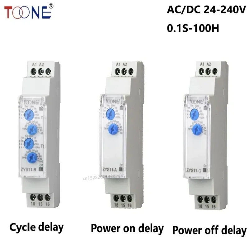 Power On Off Cycle Cyclical Cycling Loop R ecirculating  Delay Time Relay AC DC 24V 220V ZYS11-A ZYS11-G  ZYS11-R ZYS11