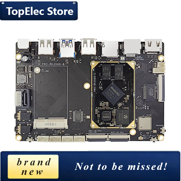 TopElec Rockchip RK3566 Development Board RK3566 Core Board Rockchip Pro-RK3566