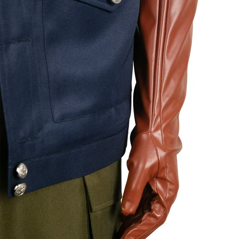 Cid Cosplay juego de viento Final Cosplay disfraz de fantasía Anime disfraz chaqueta guantes traje hombres juego de rol traje de fantasía de Halloween